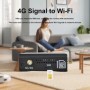 Enrutador WiFi KuWFi 4G LTE 2,4G CAT4 300Mbps puerto RJ45 compatible c