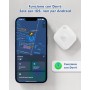 Buscador de Objetos Air Tag, Compatible con Apple Buscar (Solo iOS), Localizador de Llaves con Protección de Privacidad, para