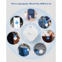 Buscador de Objetos Air Tag, Compatible con Apple Buscar (Solo iOS), Localizador de Llaves con Protección de Privacidad, para