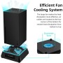Mcbazel Xbox Series X Soporte de refrigeración con luz RGB/ Función de refrigeración ajustable/ Indicador LED / Puertos USB 3.0