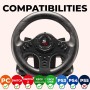 Subsonic - Superdrive, Volante De Carreras Sv450 Con Pedales, Cambio Y Vibración, Xbox X/Series, Switch, Ps4, Xbox One, Ps3, Pc
