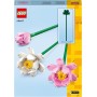 LEGO Botanical Flores de Loto Maquetas de Flores Artificiales, 3 Modelos de Plantas Artificiales s y Blancas, Decoración de