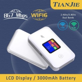 TIANJIE MF801 4G + punto de acceso móvil, enrutador con ranura para ta