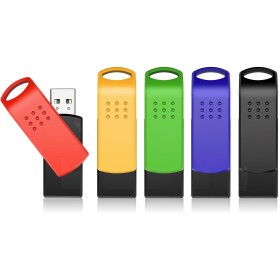 KEXIN 16GB USB Flash Drive, 5 Rotating Drives, USB 2.0, 16 GB, USB Flash Drive for Data Storage
