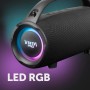Vieta Pro Altavoz con Bluetooth Potente Portátil de 100W | Speaker con Luces LED de 15H Batería y Radio FM Waterproof. Altavoz