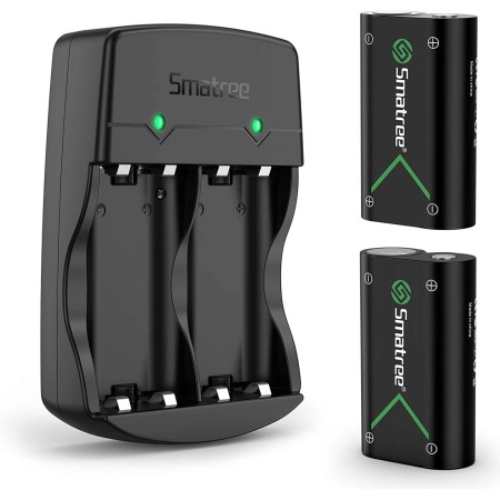 Smatree Batería de Controlador Recargable y Cargador Dual USB para Xbox One, Elite, S, X, Series X, Series S