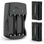Smatree Batería de Controlador Recargable y Cargador Dual USB para Xbox One, Elite, S, X, Series X, Series S