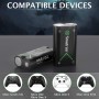 Smatree Batería de Controlador Recargable y Cargador Dual USB para Xbox One, Elite, S, X, Series X, Series S
