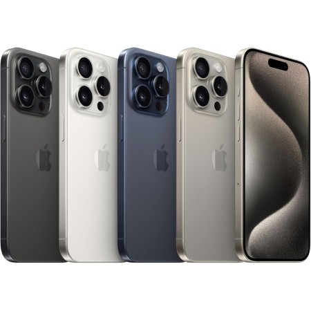Apple iPhone 15 Pro (128 GB) - Titanio Blanco (Reacondicionado)