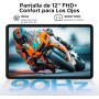 DOOGEE T36 Tablet Android 15, Tablet 12 Pulgadas 2.4K FHD+ 90Hz, 20GB+256GB(2TB/TF), Tablet Octa-Core 2.2 GHz, 4G LTE, 8800mAh/