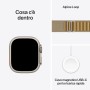 Apple Watch Ultra 2 [GPS + Cellular, 49mm] - Caja de Titanio Natural con Correa Loop Alpine color canela - Talla L