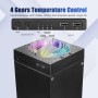 Ventilador para Xbox Series X Cooling fan con luz LED Sistema de refrigeración por Soporte ventilador superior con filtro de