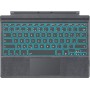 MoKo Teclado Español Ñ para Microsoft Surface Pro 7 Plus/Pro 7/Pro 6/Pro 5/Pro 4/Pro 3, QWERTY Teclado Bluetooth con Trackpad,