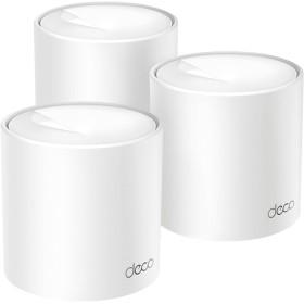 [NUEVO]TP-Link Deco X1500 (3-Pack) - Sistema WiFi 6 AI Mesh, AX1500 Doble Banda 2.4 GHz/5 GHz, Cobertura hasta 600 m2, 3X