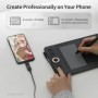 GAOMON WH851 tableta gráfica inalámbrica conexión Bluetooth 5,0 16K ni
