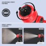 ENEACRO HVLP Pistola de Pintura, 700W Pulverizador Eléctrico con Contenedor de 1200ml, Flujo y Ángulo de Rociado Ajustables, 5