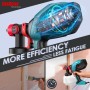 ENEACRO HVLP Pistola de Pintura, 700W Pulverizador Eléctrico con Contenedor de 1200ml, Flujo y Ángulo de Rociado Ajustables, 5