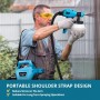Tilswall Pistola de Pintura 800W, con Tanque Desmontable De 1300 Ml, Máx 1200ml/min 3 Patrones De Pulverización, 3 Tamaños De