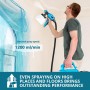 Tilswall Pistola de Pintura 800W, con Tanque Desmontable De 1300 Ml, Máx 1200ml/min 3 Patrones De Pulverización, 3 Tamaños De