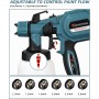Jutyum Pistola de Pintura, 850W Pistola de Pulverización eléctrica HVLP con 6 Boquillas y 10 Filtros, Pulverizador Eléctrico con