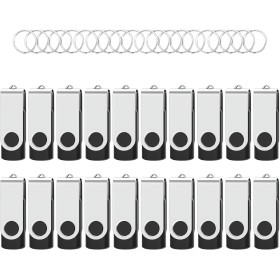 Wooolken Pendrive 4GB 20 Pack, USB Flash Drives 4GB 2.0, Pen Drive Flash Drive for Computers PC, Windows and Mac OS (20 Units,
