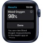 Apple Watch Series 6 (GPS, 40MM) Caja de Aluminio Azul con Correa Deportiva Azul Marino (Reacondicionado)