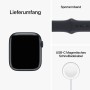 Apple Watch Series 8 (GPS + Cellular 45mm) Caja de Aluminio Medianoche con Banda Medianoche Deportiva, Talla única