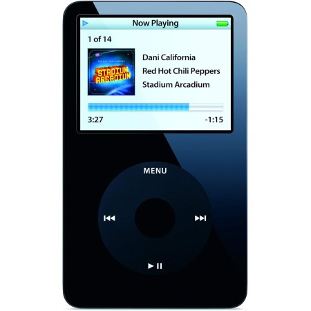 Apple iPod Classic, 5th Gen, 80GB - Negro (Reacondicionado)