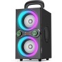 TPBEAT Altavoz Bluetooth Potente 80W, Inalámbrico Con Luces, Supergraves, Estéreo TWS de Alto Volumen 100 dB, Para Fiestas,