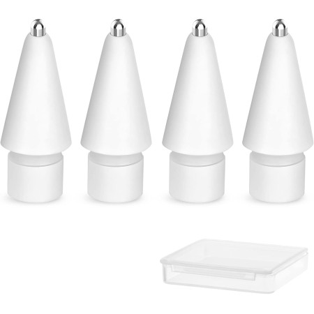 flintronic 3PCS Puntas Compatible con Apple Pencil 1 y 2 Generación, Puntas de Lápiz de Apple iPad Pro, Puntas para el Apple