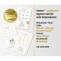 Frank Paperman | Tarjetas de bonificación 200x para clientes con relieve dorado brillante | 10 tarjetas de fidelidad extra para
