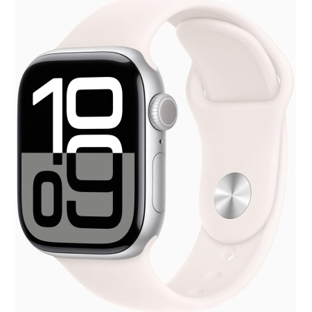 Apple Watch Series 10 [GPS + Cellular, 46mm] - Caja de Aluminio Oro Rosa con Correa Deportiva Rosa Rubor, M/L (Reacondicionado)