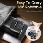 [App Integrada] 2025 Upgraded Proyector Portátil 1920x1080P 4K Supote Videoproyector Dual Control TV WiFi 6 BT5.2 180° Rotation