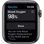 Apple Watch Series 6 (GPS, 44MM) Caja de Aluminio Gris Espacial con Correa Deportiva Negro (Reacondicionado)
