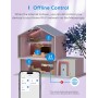 Meross Bombilla Inteligente WiFi, Bombilla LED Multicolor Regulable, 9W, E27, RGBWW 2700-6500 K, Compatible con Apple HomeKit,