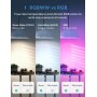 Meross Bombilla Inteligente WiFi, Bombilla LED Multicolor Regulable, 9W, E27, RGBWW 2700-6500 K, Compatible con Apple HomeKit,