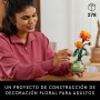 LEGO Botanical Crisantemo Adorno de Flores Artificiales, Decoración Floral para el Hogar y Oficina, Maqueta para Construir para