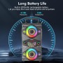 Altavoces Bluetooth, Altavoz Bluetooth inalámbrico portátil de 60 W para fiestas en casa al aire libre con subwoofer, radio FM,