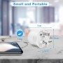 2 Piezas Adaptador Enchufe UK a español Tipo G, Adaptador de Viaje 2-Pin Europa a 3-Pin Reino Unido con Seguridad para niños