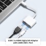 Apple - Adaptador USB-C a HDMI 4K a 60Hz para iPhone 15 16 MacBook Pro Air iPad Pro, USB 3.1 tipo C AV digital HDMI 2.0 cable