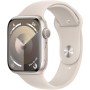 Apple Watch Series 9 [GPS, 45 MM] - Carcasa de Aluminio Medianoche con Banda Deportiva de Caucho Medianoche, M/L