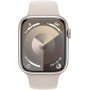 Apple Watch Series 9 [GPS, 45 MM] - Carcasa de Aluminio Medianoche con Banda Deportiva de Caucho Medianoche, M/L