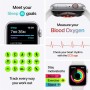 Apple Watch Series 6 (GPS + Celular, 44MM) Caja de Aluminio Gris Espacial con Correa Deportiva Negro (Reacondicionado)
