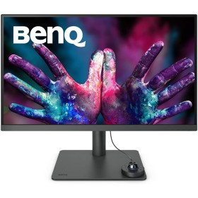 BenQ PD2705U Monitor de diseño (tecnología AQCOLOR, 27 pulgadas, 4K UHD, IPS, color panorámico P3, carga USB-C, DP / HDMI, KVM,