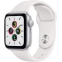 Apple Watch SE 2020 (GPS, 40MM) Caja de Aluminio Plata con Correa Deportiva Blanca (Reacondicionado)