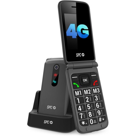 SPC Stella 2 - Teléfono móvil de Tapa para Mayores, Botones y Teclas Grandes, fácil de Usar, configuración remota, botón SOS,