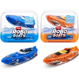 Robo Alive ZURU Robo Boats, Tiger Shark & Robo Shark Boat, 2 Pack, (Amazon Exclusive)