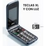 SPC Stella 2 - Teléfono móvil de Tapa para Mayores, Botones y Teclas Grandes, fácil de Usar, configuración remota, botón SOS,