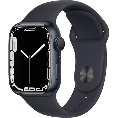 Apple Watch Series 7 (GPS, 45MM) Caja de Aluminio Blanco Estrella con Correa Deportiva Blanco Estrella (Reacondicionado)