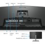 BenQ PD2705U Monitor de diseño (tecnología AQCOLOR, 27 pulgadas, 4K UHD, IPS, color panorámico P3, carga USB-C, DP / HDMI, KVM,